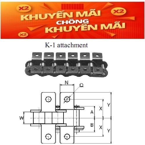 Roller Chain with Attachment 4