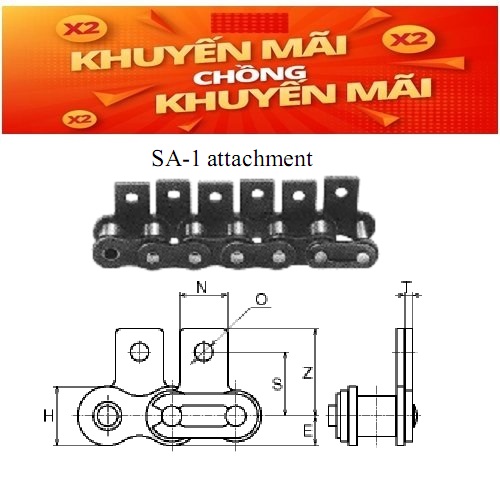 Roller Chain with Attachment 5