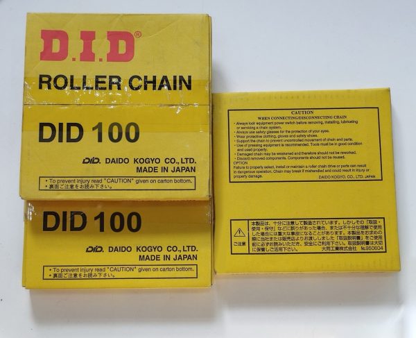 Xích sên đơn DID 100-1R, xích thép DID 100-1R, sên thép DID 100-1R