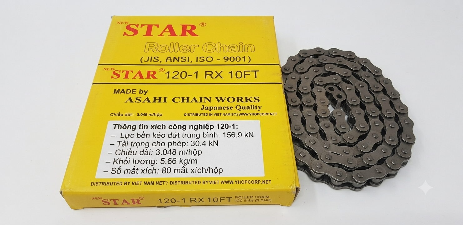 Sên STAR 100 đôi, sên thép 100 đôi 2 dãy, sên đôi 100.