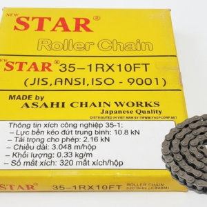 Sên STAR 35 đơn, sên thép 35 đơn 1 dãy, sên đơn 35.